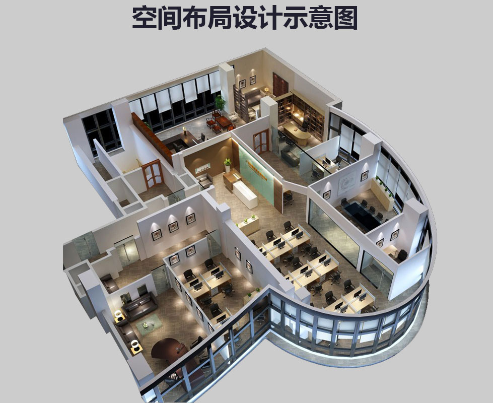 辦公室裝修，辦公室裝修設計圖，辦公室裝修效果圖