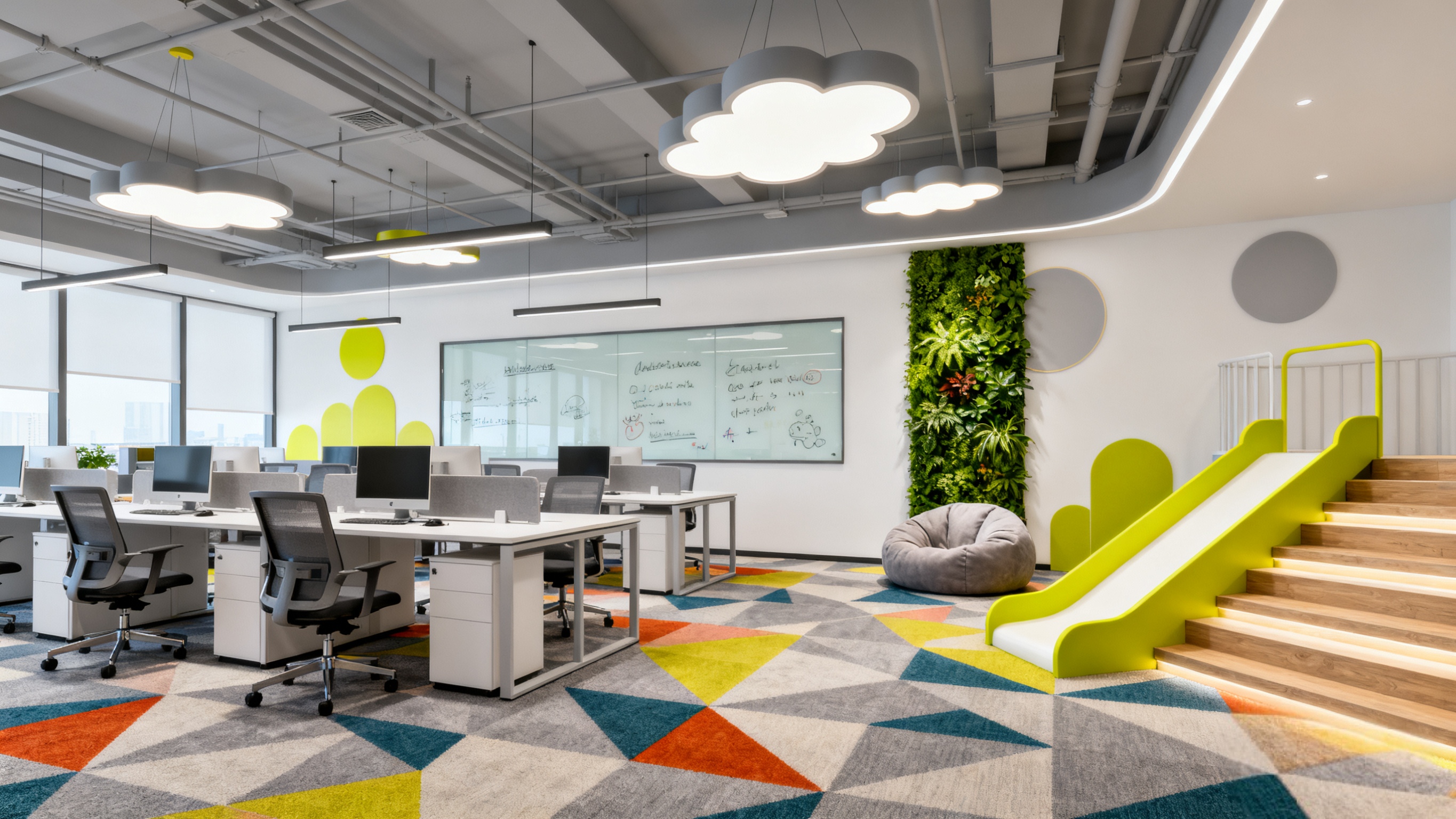 當辦公室變成“靈感游樂場”，創意根本停不下來