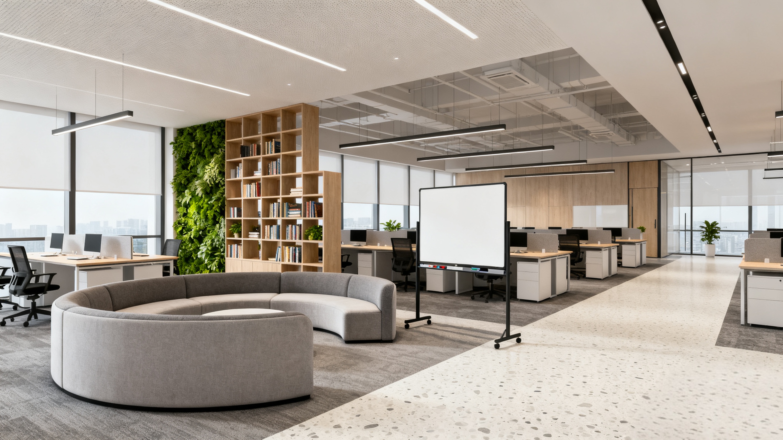 開放式辦公室太吵？如何平衡“協作”與“專注”的裝修設計