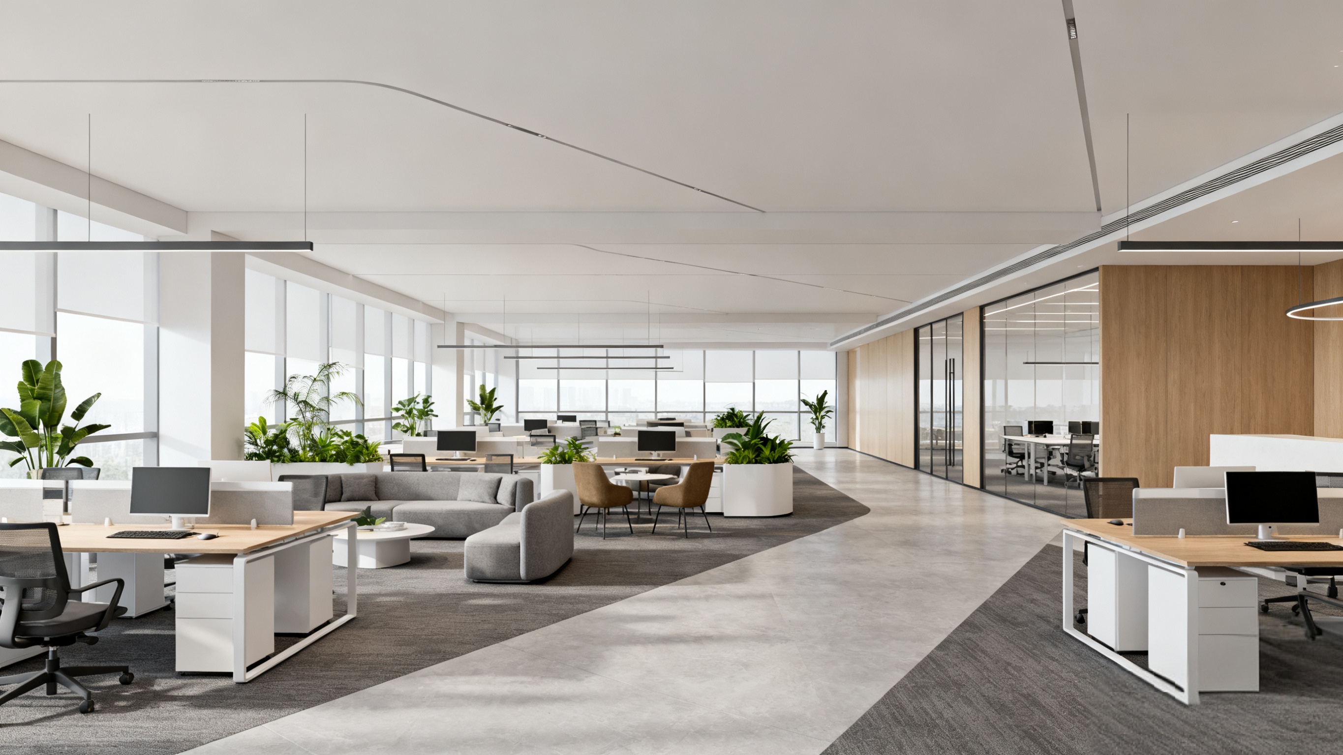 健康、協(xié)作、高效：現(xiàn)代大型辦公室設(shè)計的三大核心價值